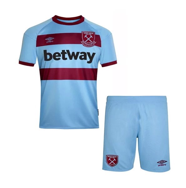 Camiseta West Ham United 2ª Niños 2020 2021 Azul